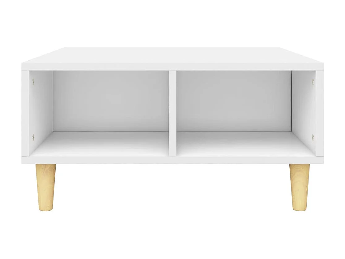 Mesa de centro 60x60x30 cm contraplacado branco