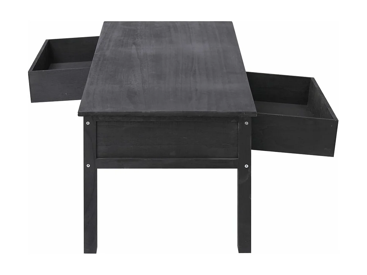 Mesa de centro 100x50x45 cm madeira preto