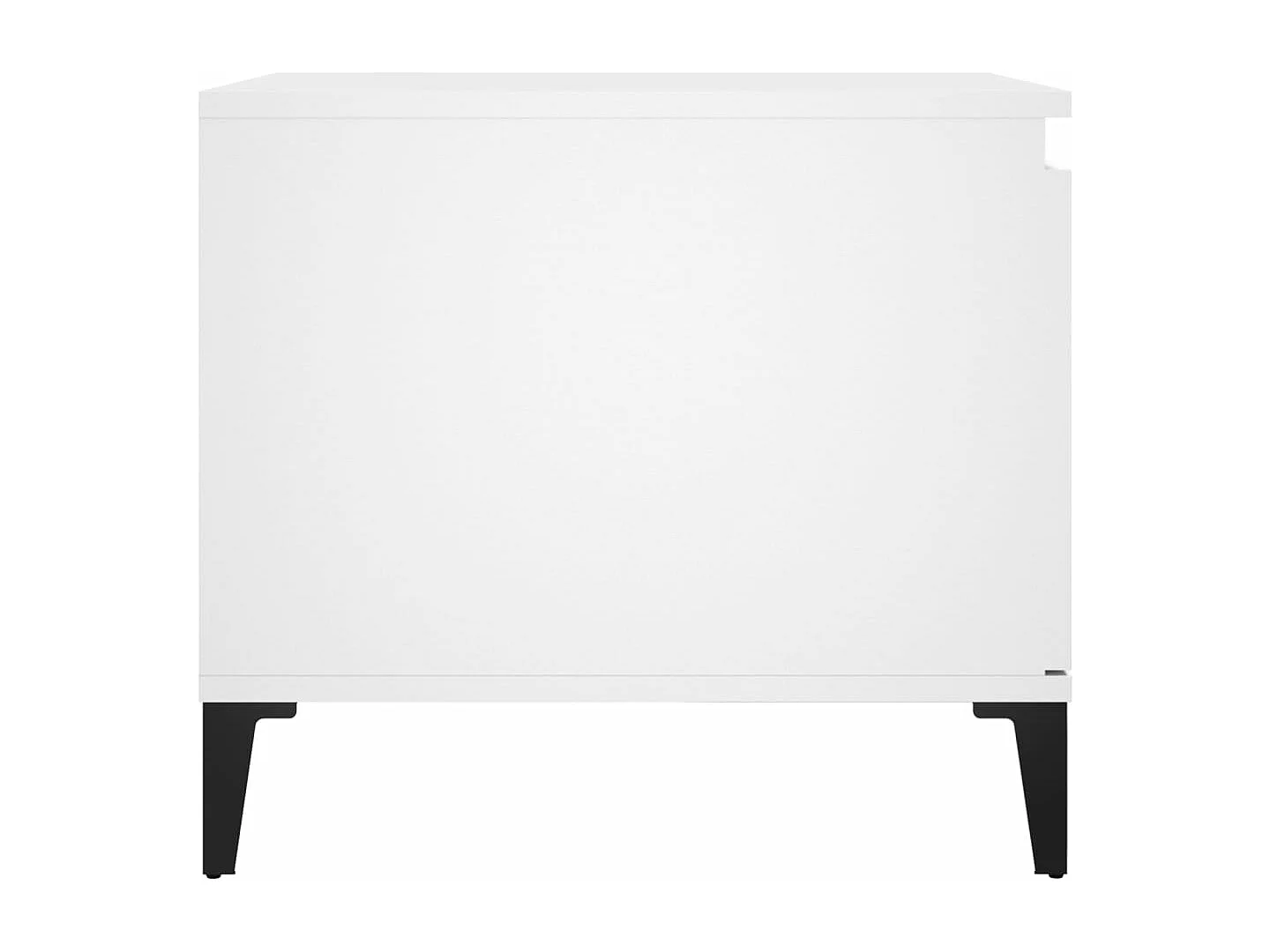 Table basse Blanc 100x50x45 cm Bois d'ingénierie