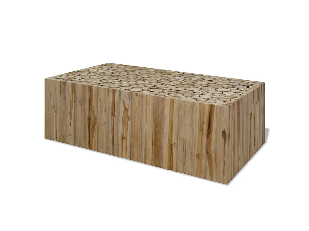 Salontafel 90x50x30 cm echt teakhout