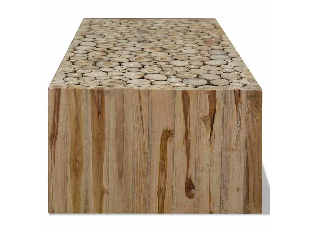 Salontafel 90x50x30 cm echt teakhout