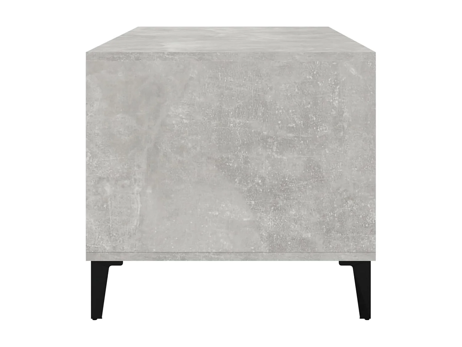 Tavolino Salotto Grigio Cemento 90x49x45 cm Legno Multistrato
