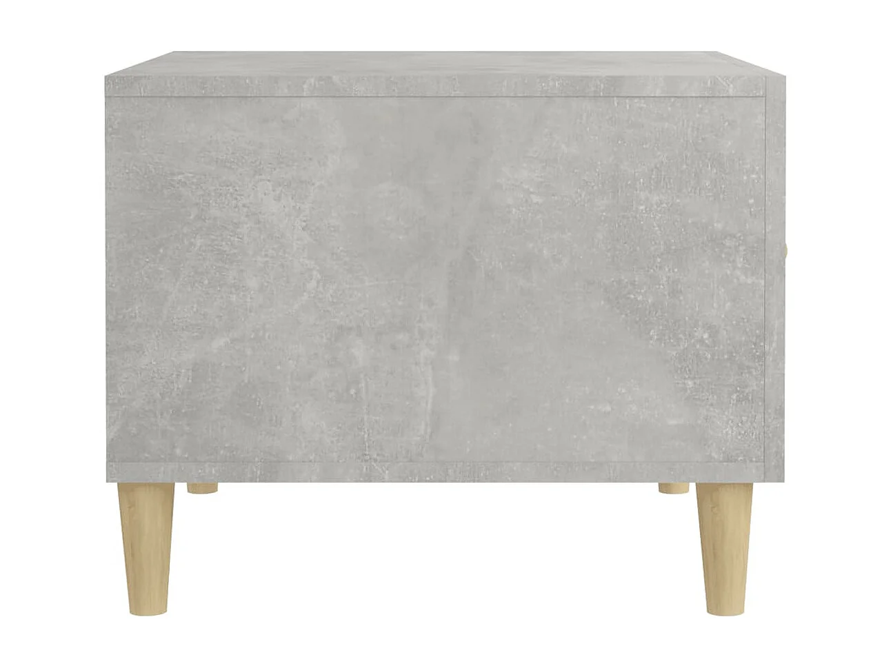 Tables basses 2 pcs gris béton 50x50x40 cm bois d'ingénierie