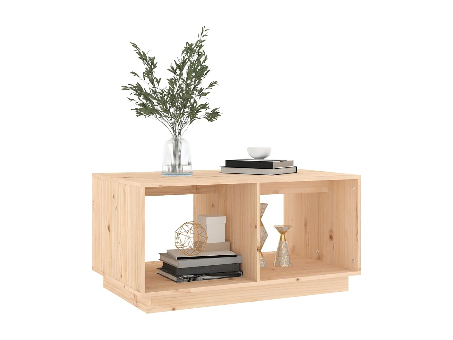 Table basse 80x50x40 cm Bois massif de pin