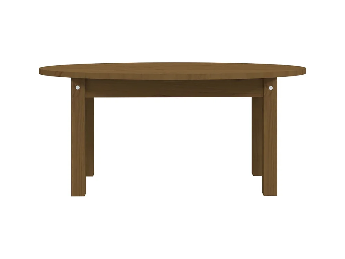 Couchtisch Honigbraun 80x40x35 cm Massivholz Kiefer