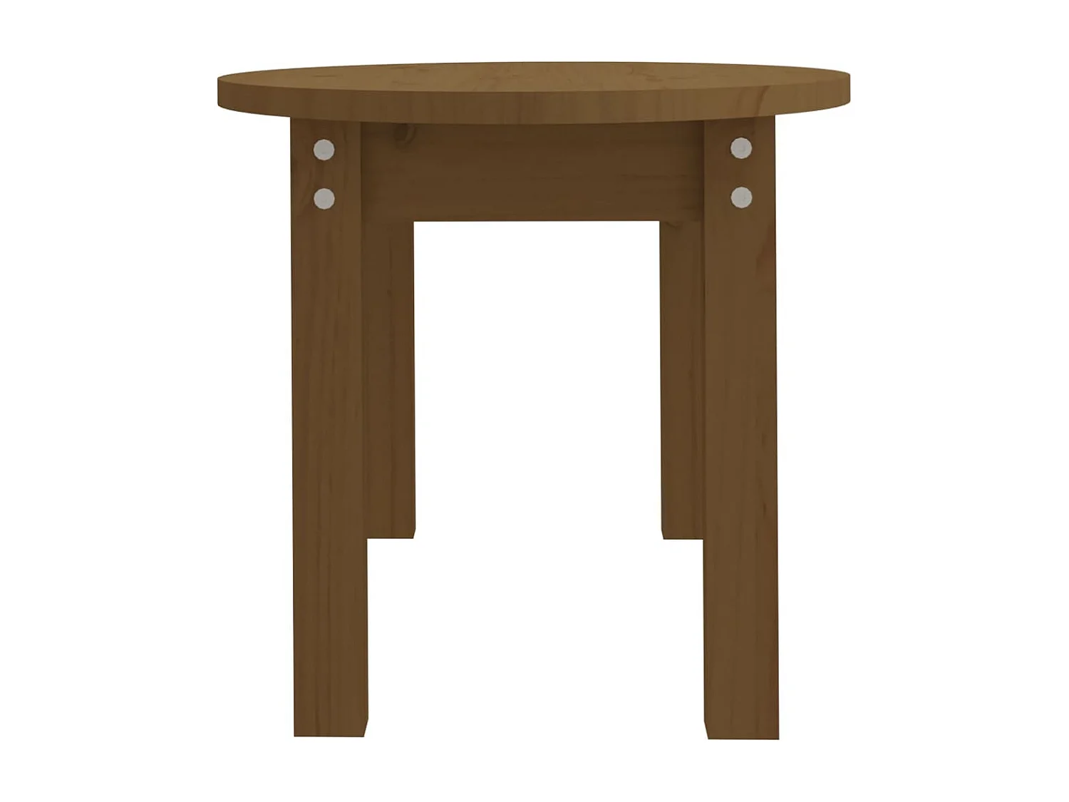 Mesa de centro 80x40x35 cm madeira de pinho maciça castanho-mel