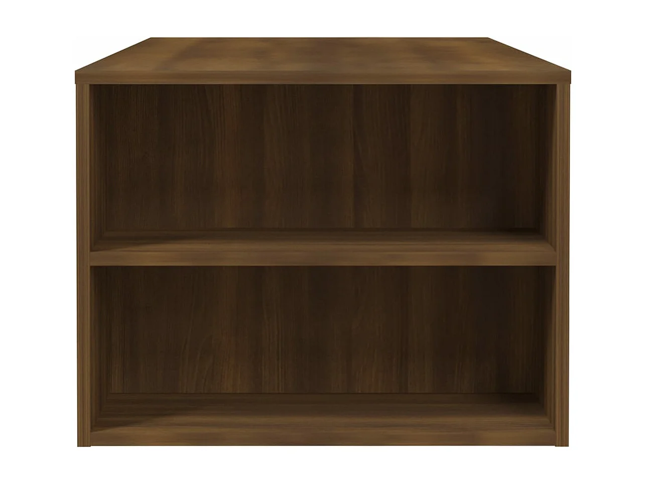 Table basse chêne marron 102x55x42 cm bois d'ingénierie