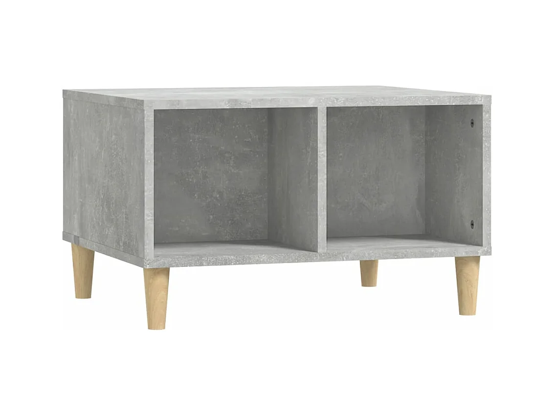 Couchtisch Betongrau 60x50x36,5 cm Holzwerkstoff