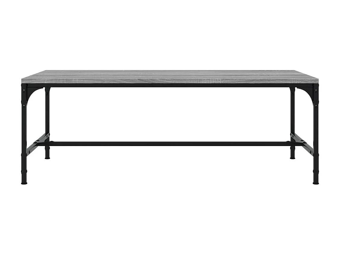 Mesa de centro 80x50x35 cm derivados de madeira cinzento sonoma