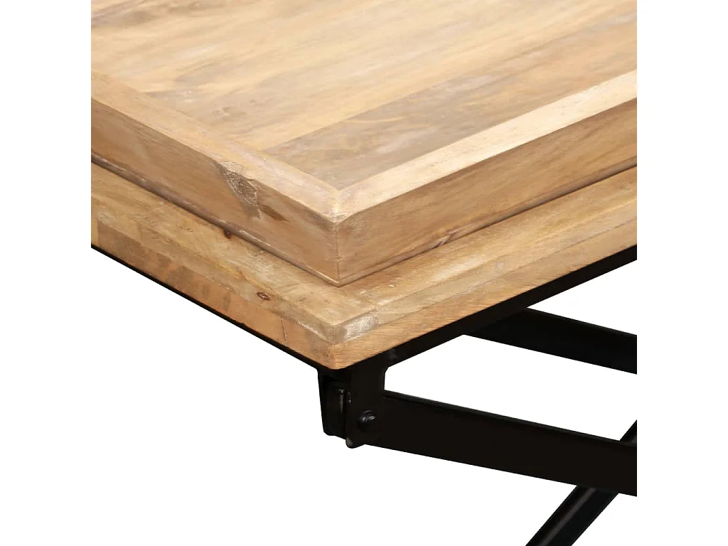 Table basse Bois de manguier massif 110x55x42 cm