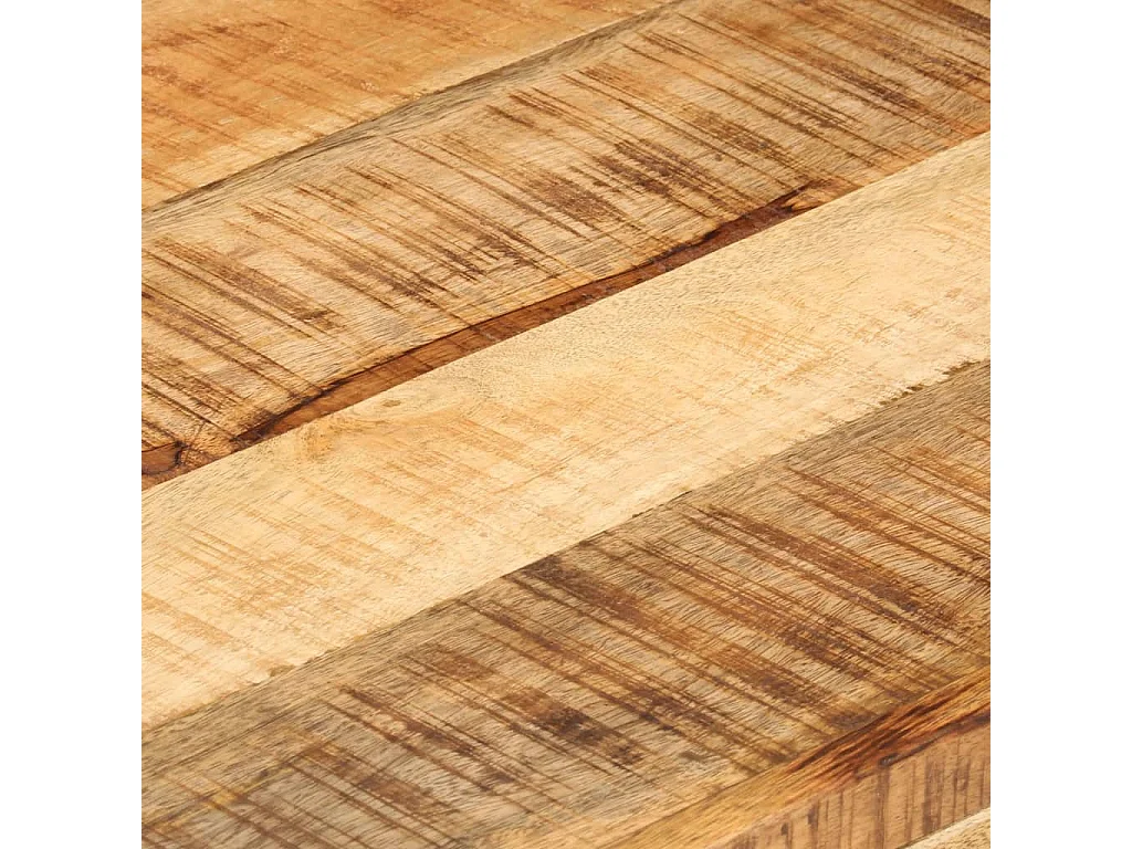 Tavolino da Salotto 110x50x38 cm in Legno Massello di Mango