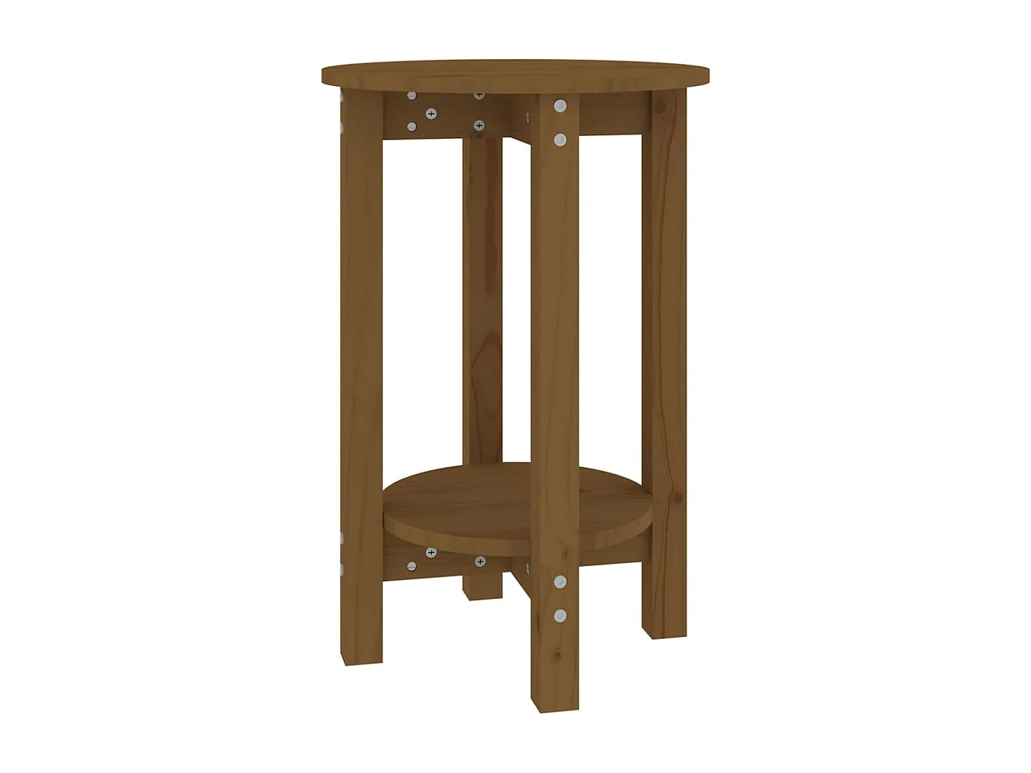 Salontafel Ø 40x60 cm massief grenenhout honingbruin