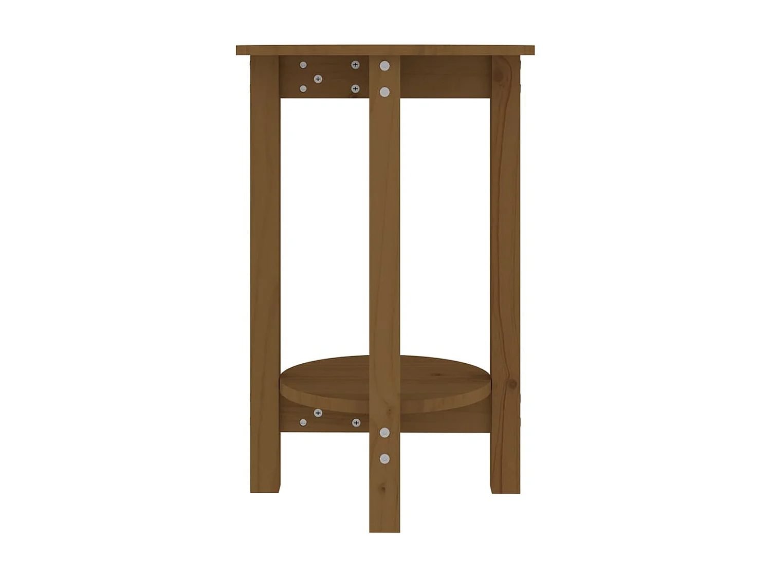 Salontafel Ø 40x60 cm massief grenenhout honingbruin