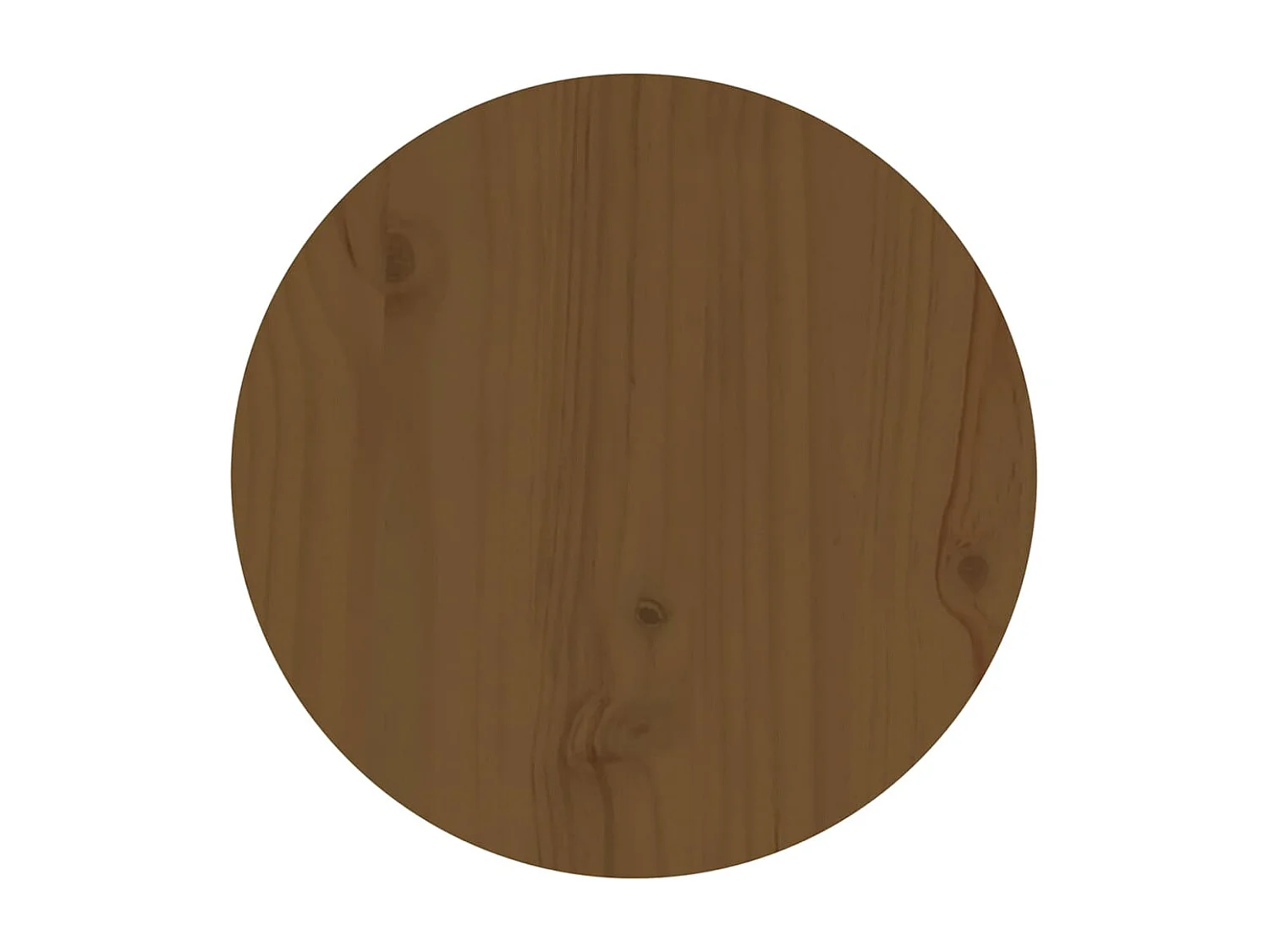 Salontafel Ø 40x60 cm massief grenenhout honingbruin