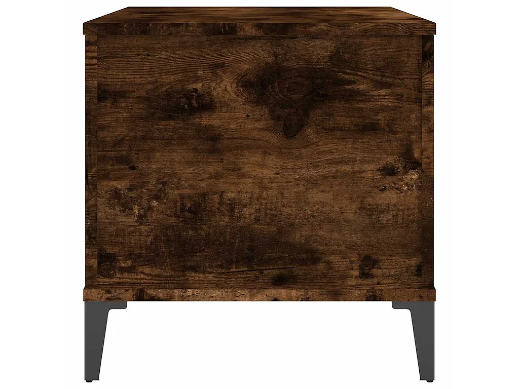 Salontafel 90x44,5x45 cm bewerkt hout gerookt eikenkleurig