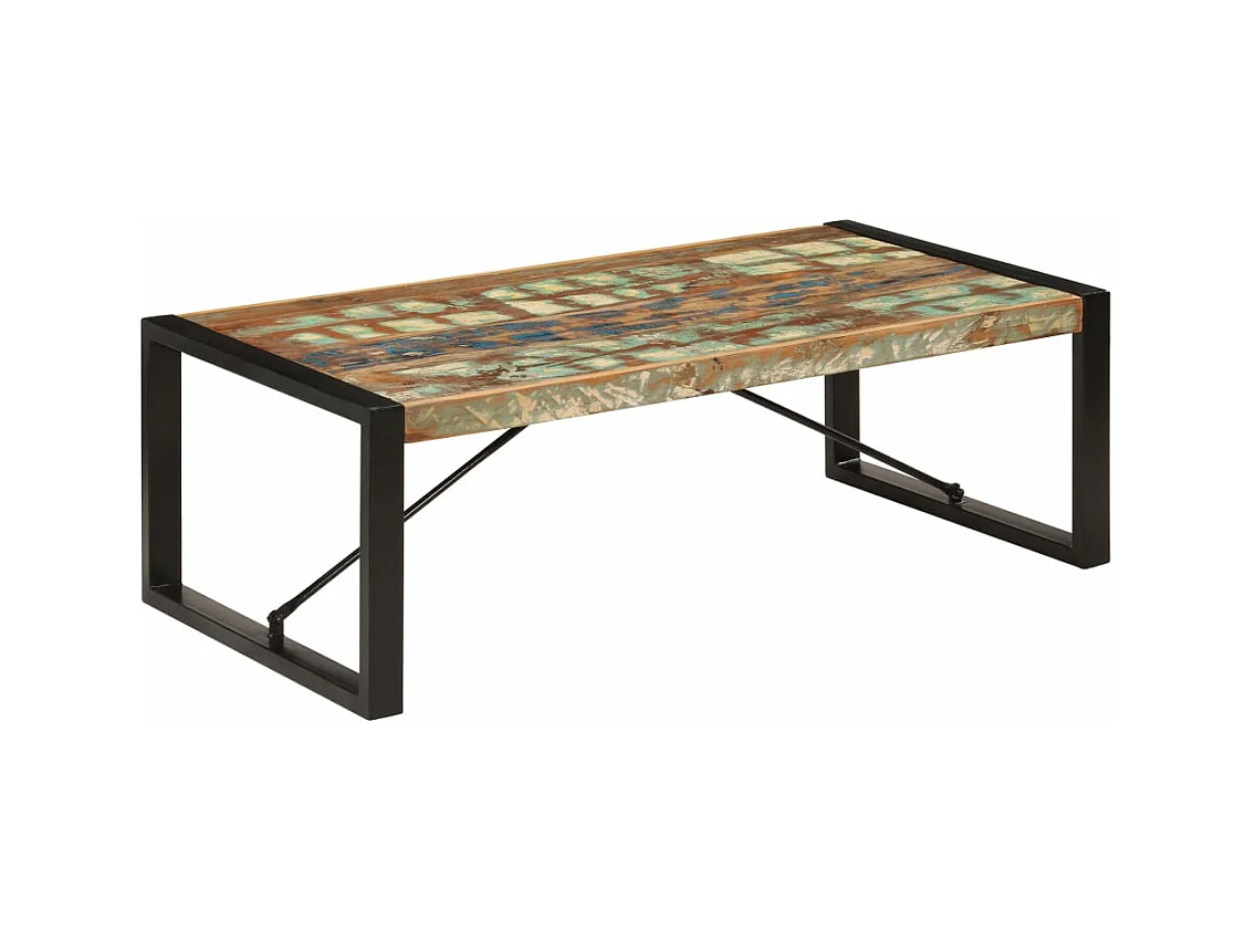 Table basse 120x60x40 cm Bois de récupération solide