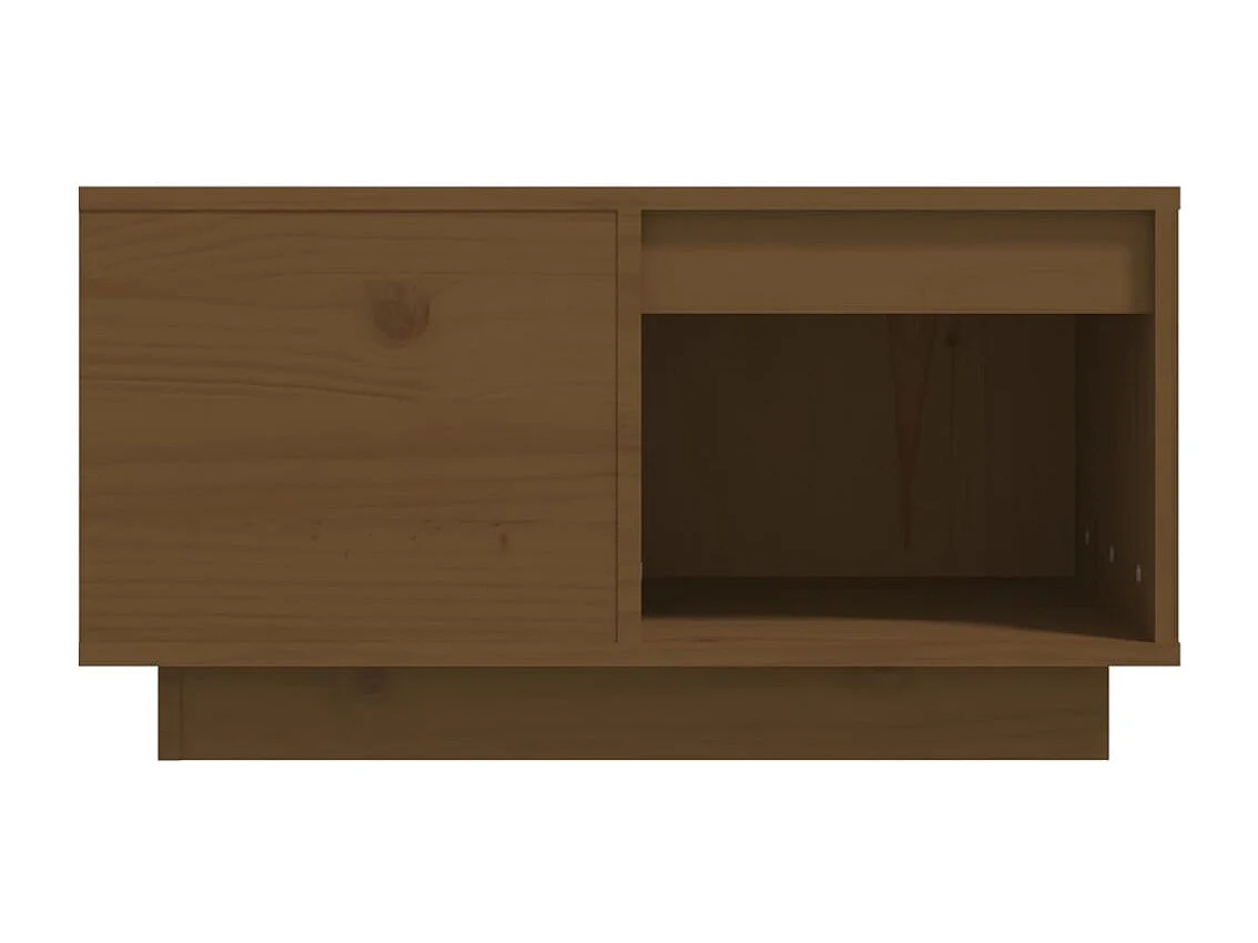 Couchtisch Honigbraun 60x61x32,5 cm Massivholz Kiefer