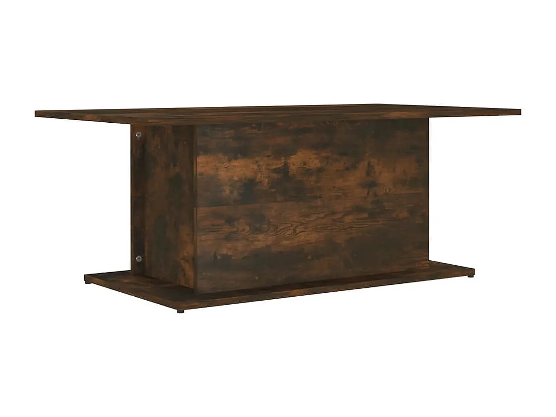 Salontafel 102x55,5x40 cm bewerkt hout gerookt eikenkleurig