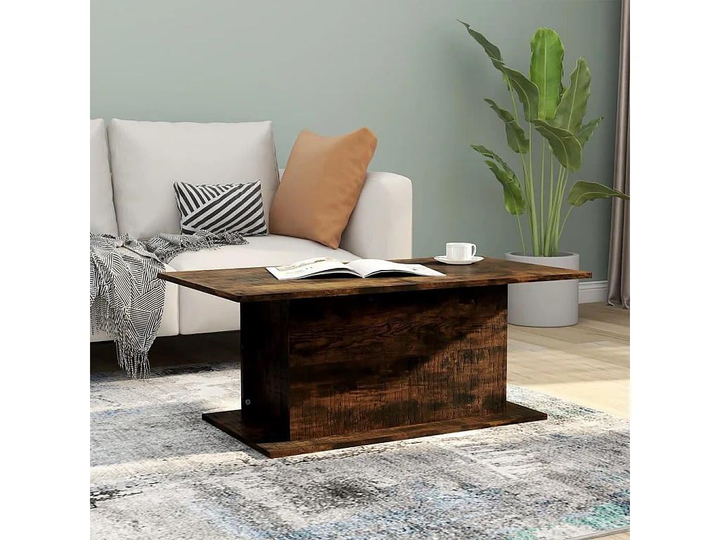 Couchtisch Räuchereiche 102x55,5x40 cm Holzwerkstoff