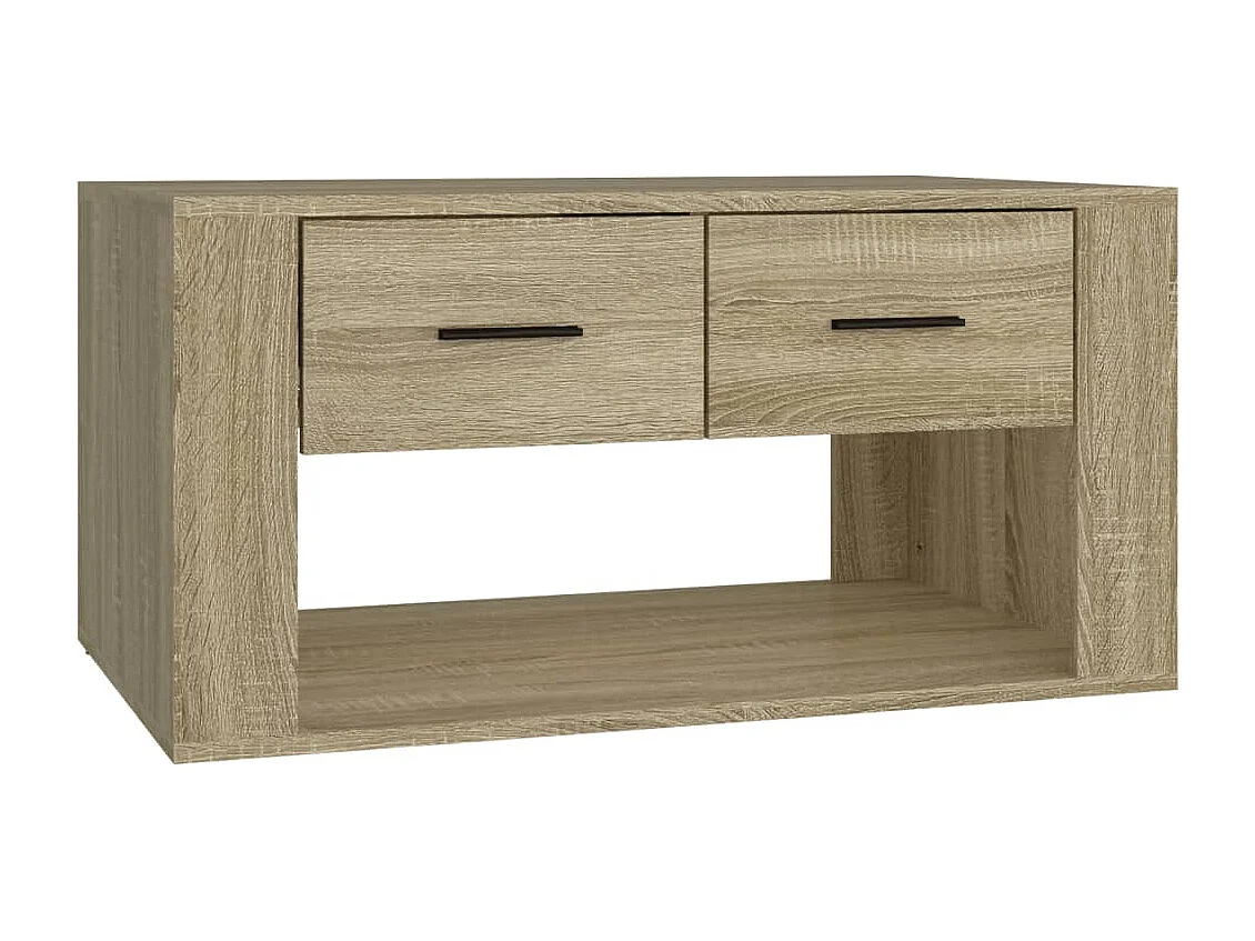 Table basse Chêne sonoma 80x50x40 cm Bois d'ingénierie