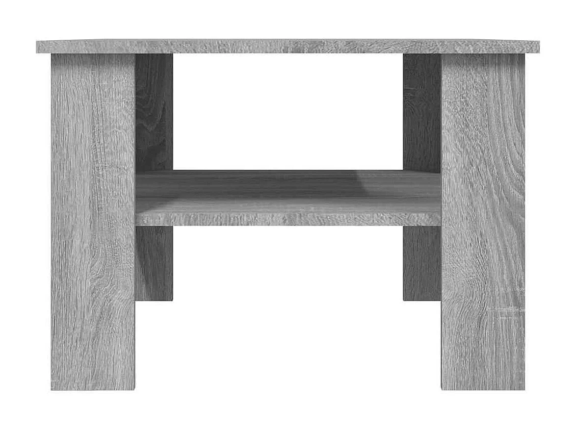 Table basse Sonoma gris 60x60x42 cm Bois d'ingénierie
