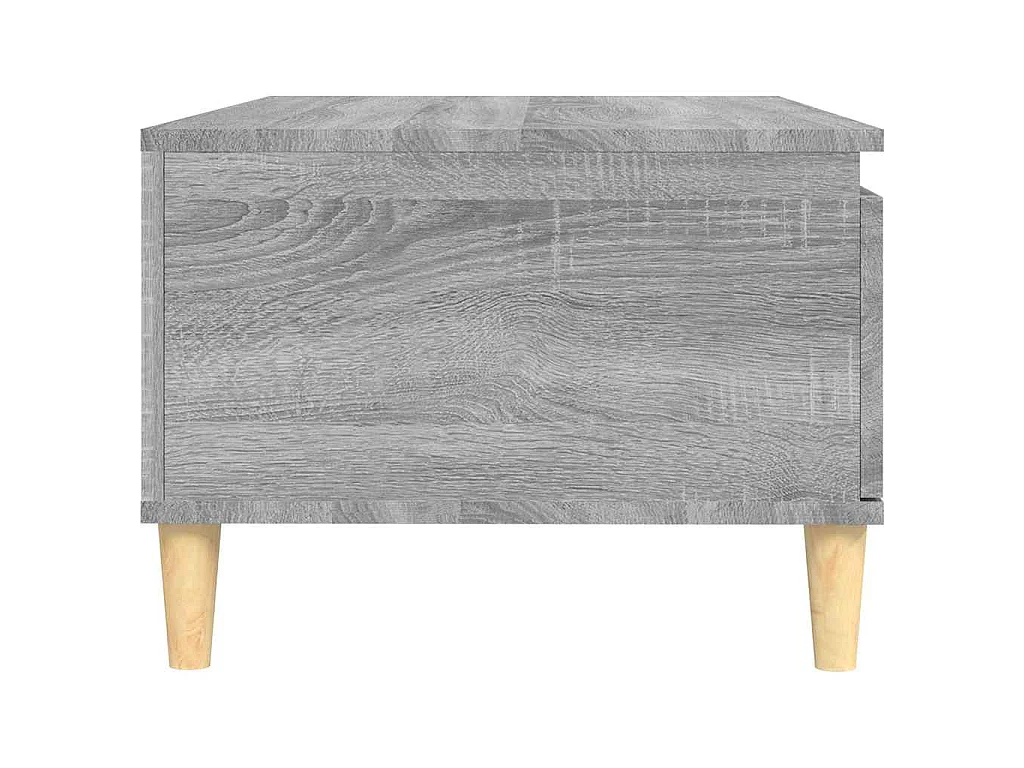 Table basse Sonoma gris 90x50x36,5 cm Bois d'ingénierie