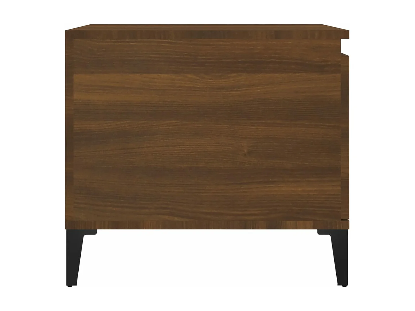 Salontafel 100x50x45 cm bewerkt hout bruineiken