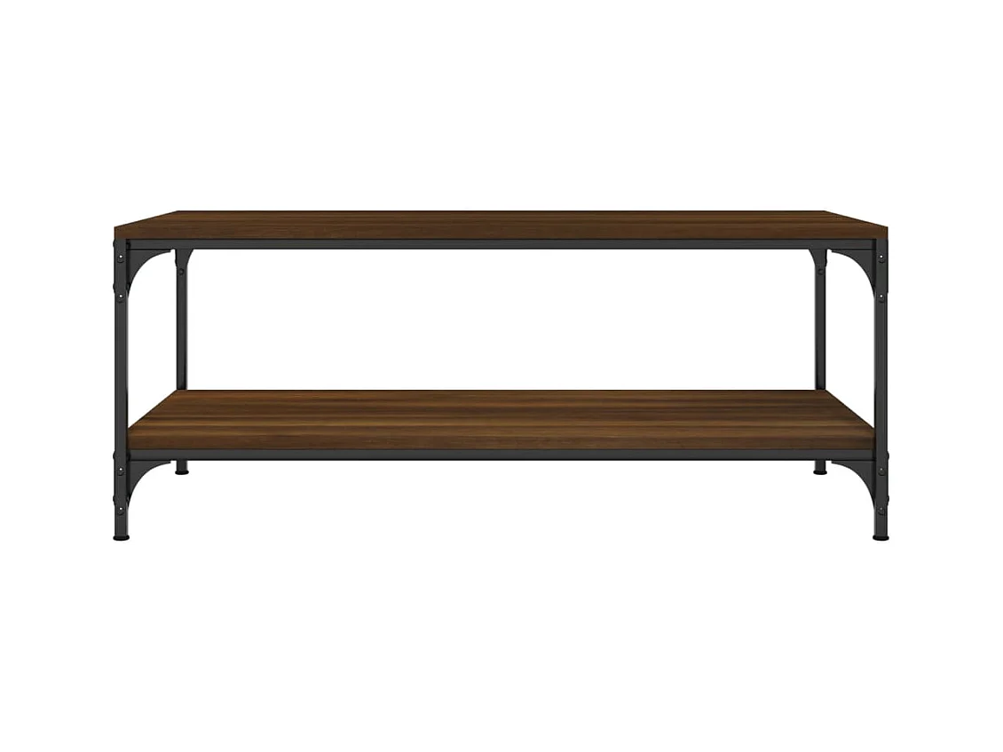 Table basse Chêne marron 80x50x40 cm Bois d'ingénierie