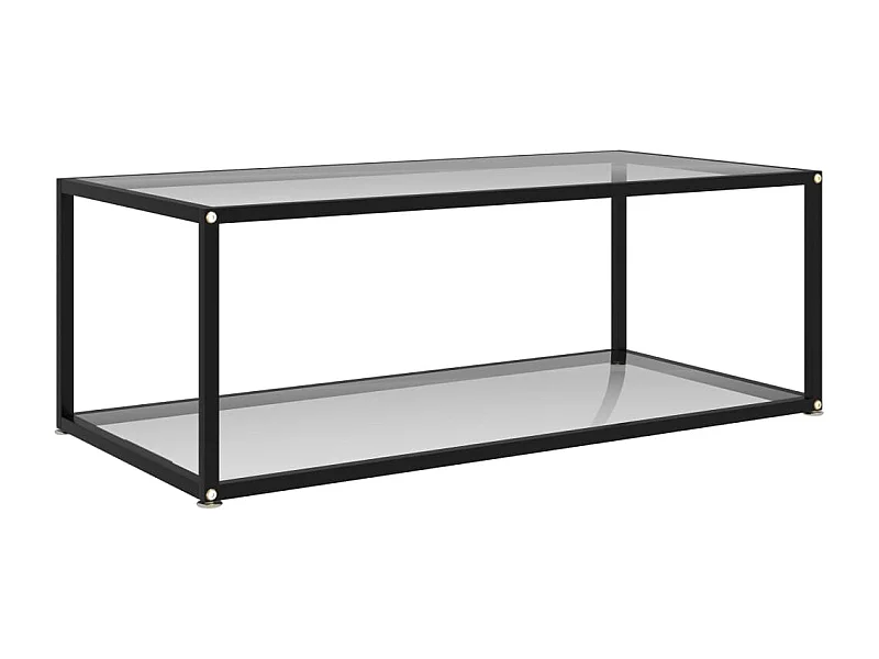 Couchtisch Transparent 100x50x35 cm Hartglas