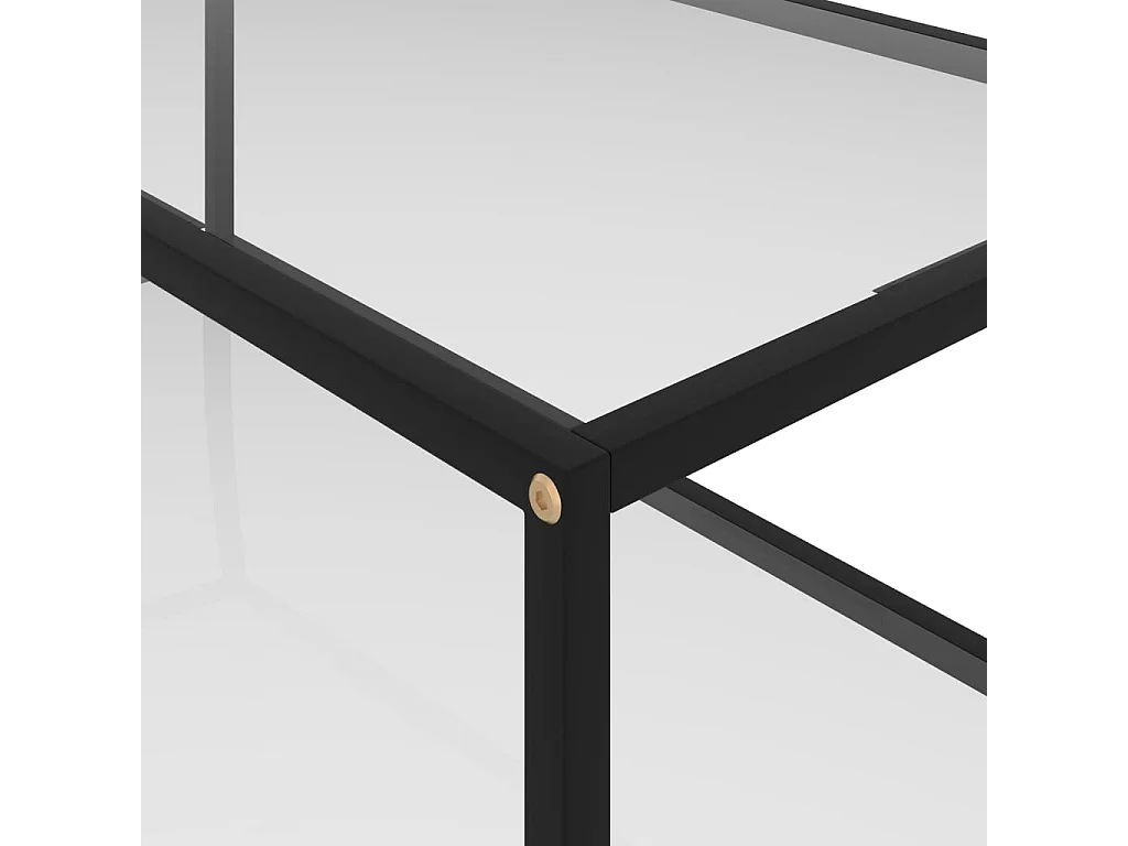 Couchtisch Transparent 100x50x35 cm Hartglas