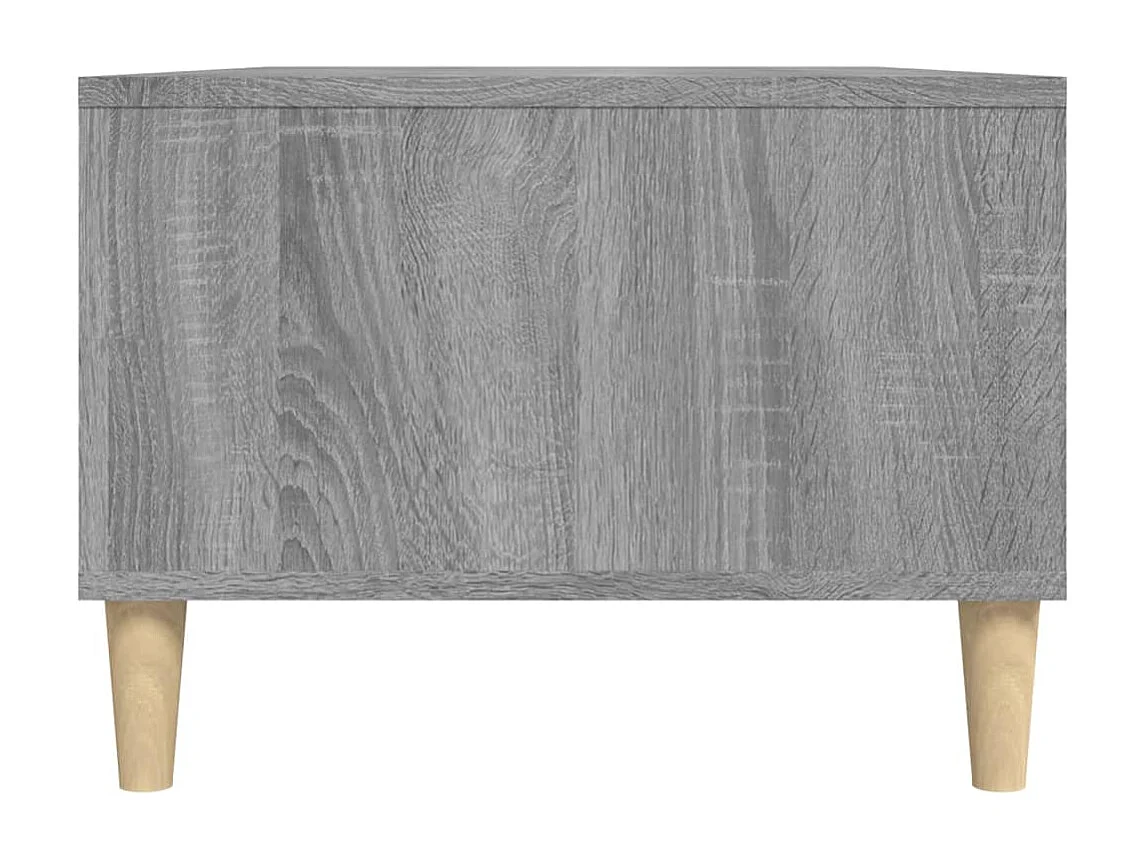 Mesa de centro 90x50x36,5 cm derivados madeira cinzento sonoma