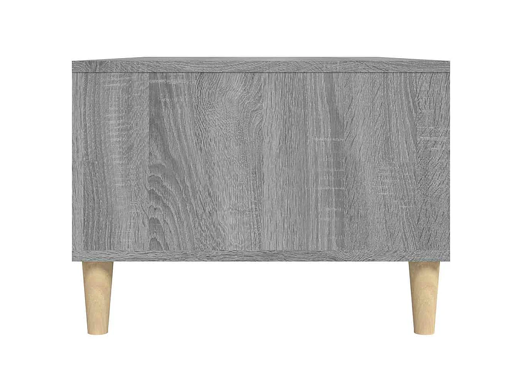 Table basse Sonoma gris 90x50x36,5 cm Bois d'ingénierie