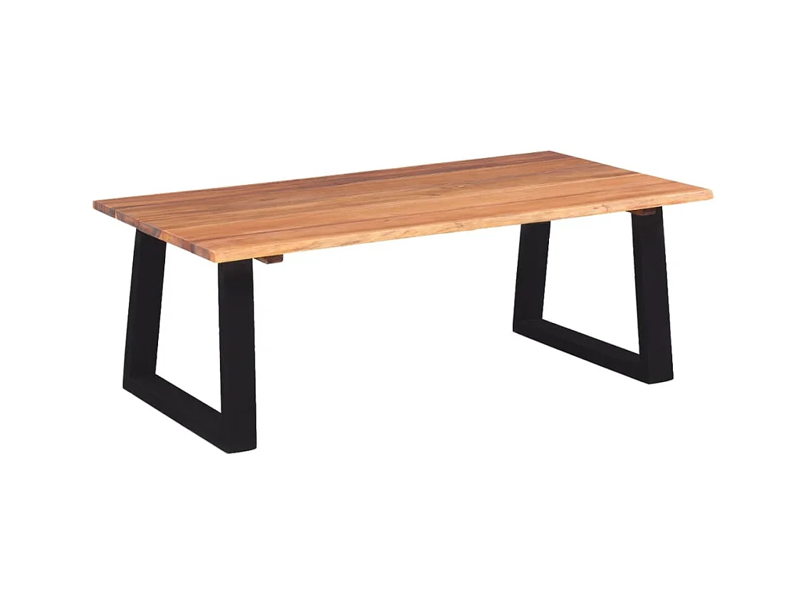Table basse Bois d'acacia massif 110x60x40 cm