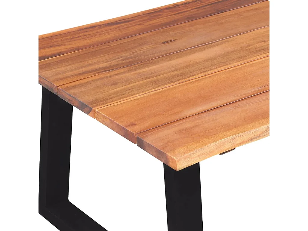 Table basse Bois d'acacia massif 110x60x40 cm