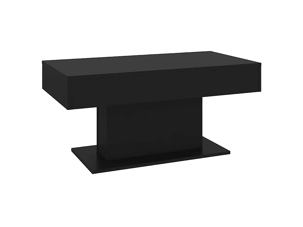 Couchtisch Schwarz 96x50x45 cm Holzwerkstoff
