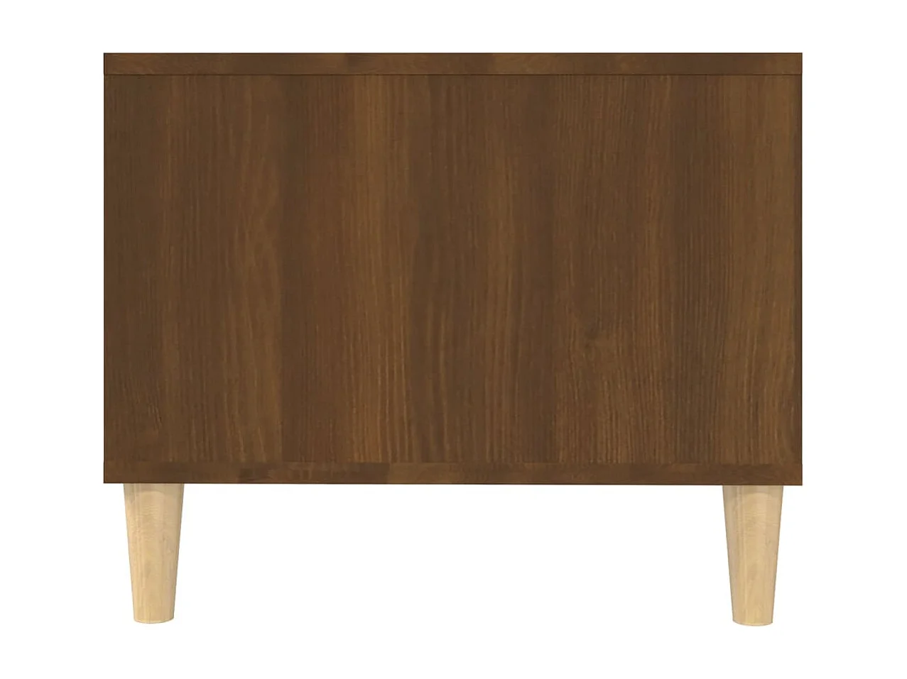Mesa de centro madera contrachapada roble marrón 102x50x40 cm