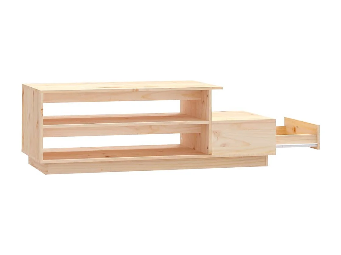 Table basse 120x50x40,5 cm Bois massif de pin