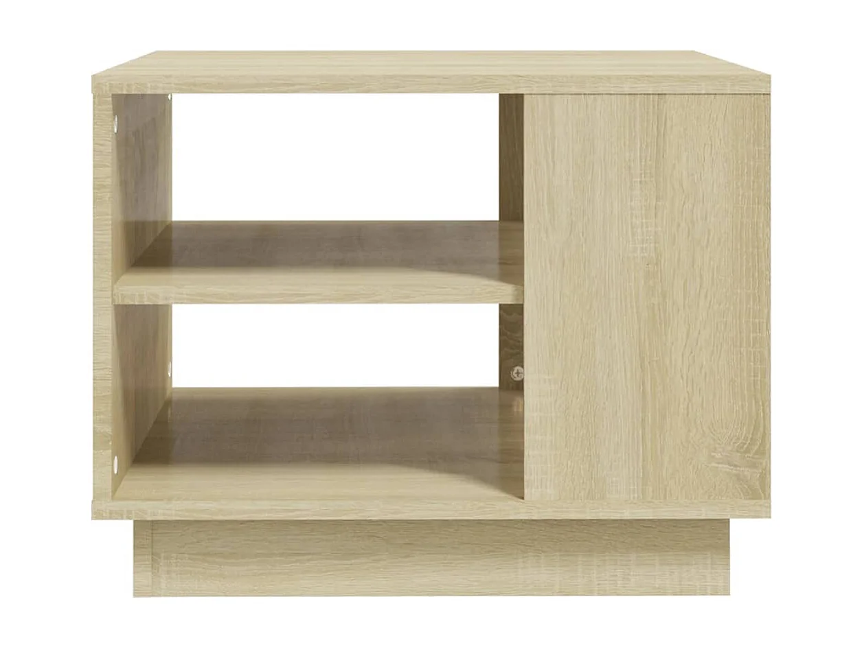 Tavolino da Salotto Rovere Sonoma 55x55x43 cm in Truciolato