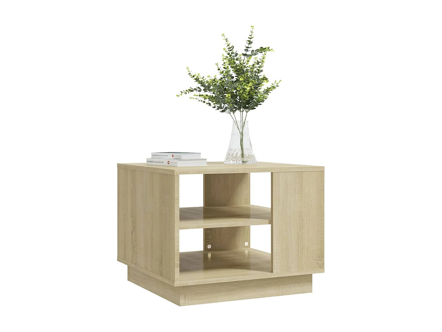 Tavolino da Salotto Rovere Sonoma 55x55x43 cm in Truciolato