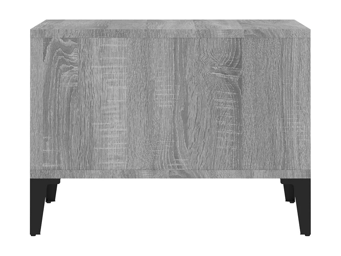 Table basse Sonoma gris 60x50x36,5 cm Bois d'ingénierie