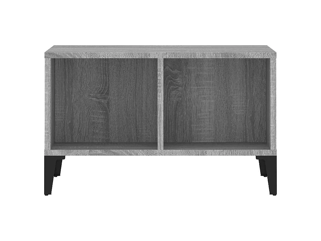 Mesa de centro madera contrachapada gris Sonoma 60x50x36,5 cm