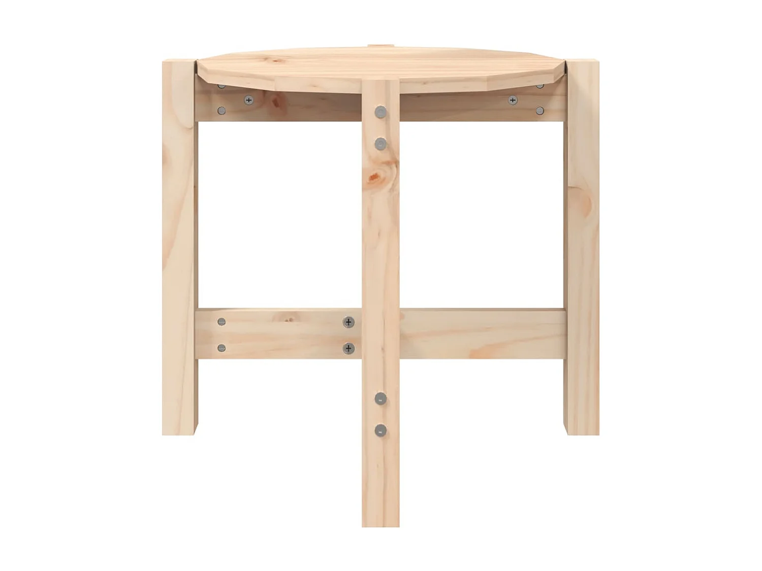 Table basse Ø 52,5x45 cm Bois massif de pin