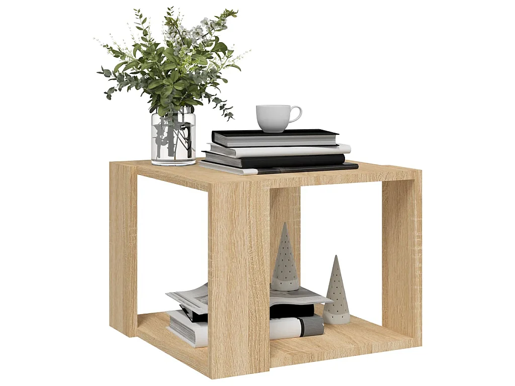 Couchtisch Sonoma-Eiche 40x40x30 cm Holzwerkstoff