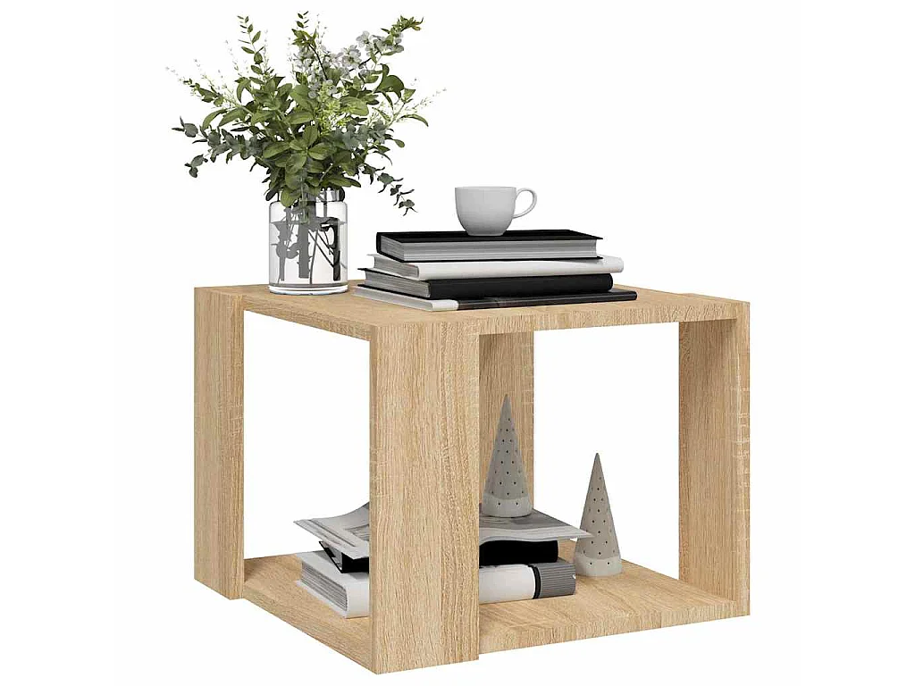 Couchtisch Sonoma-Eiche 40x40x30 cm Holzwerkstoff
