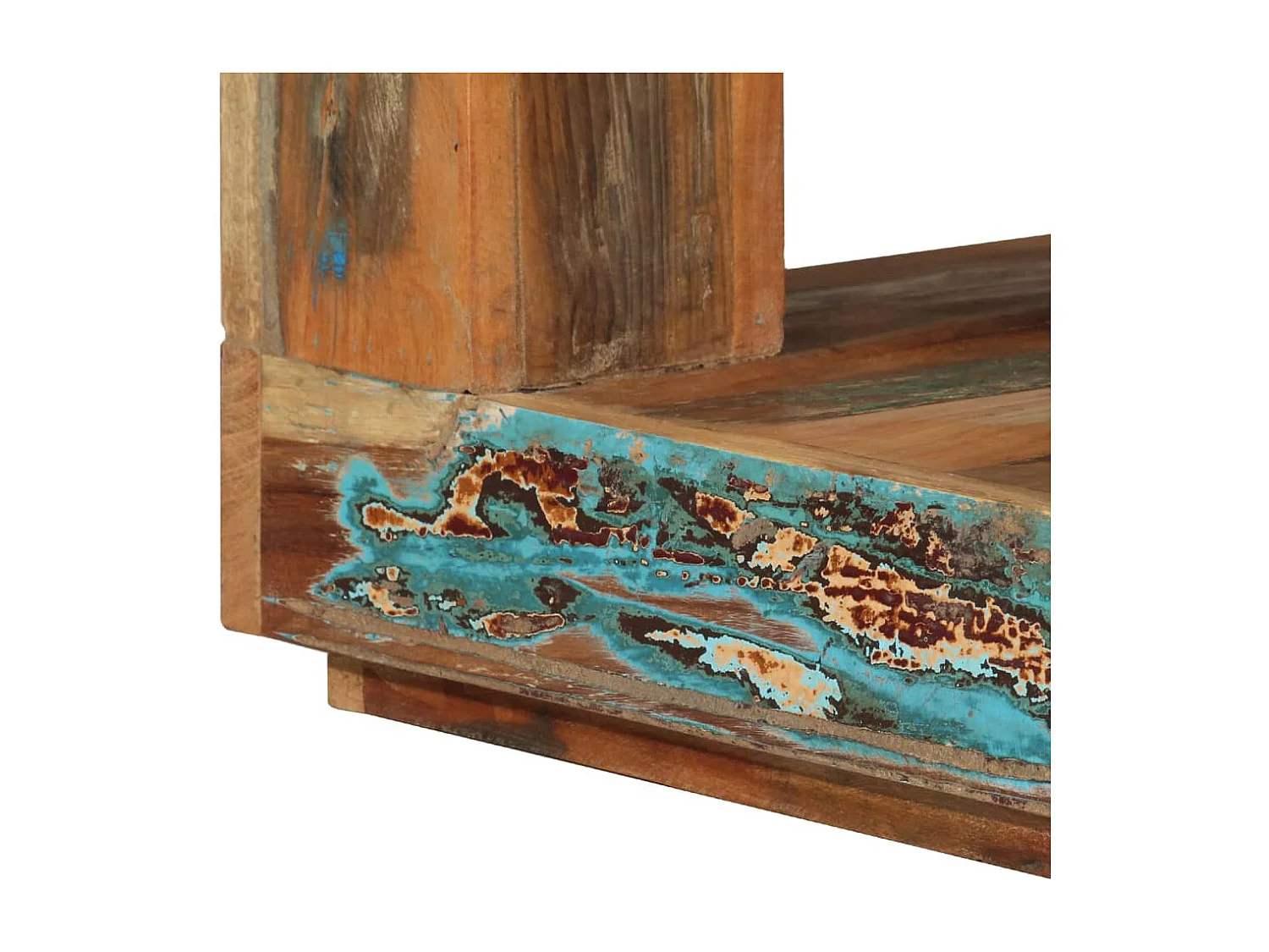 Table basse 45x45x40 cm Bois de récupération massif