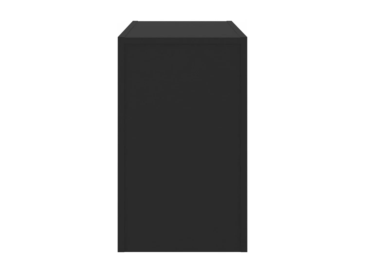 3-delige Tafeltjesset bewerkt hout zwart