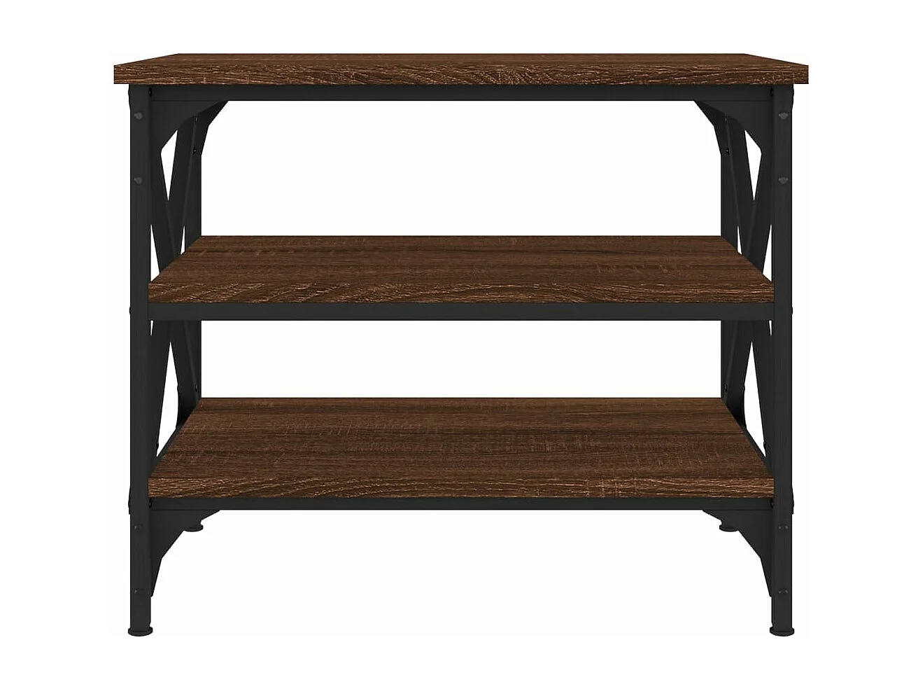 Beistelltisch Braun Eichen-Optik 55x38x45 cm Holzwerkstoff