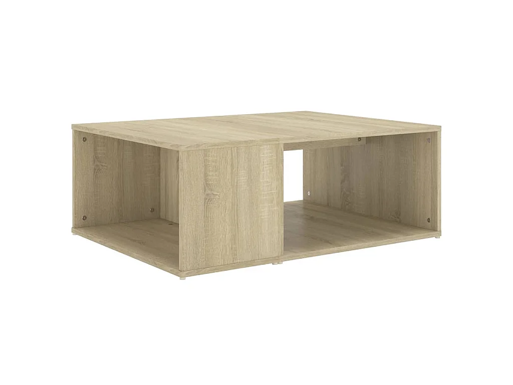 Table basse chêne sonoma 90x67x33 cm bois d'ingénierie