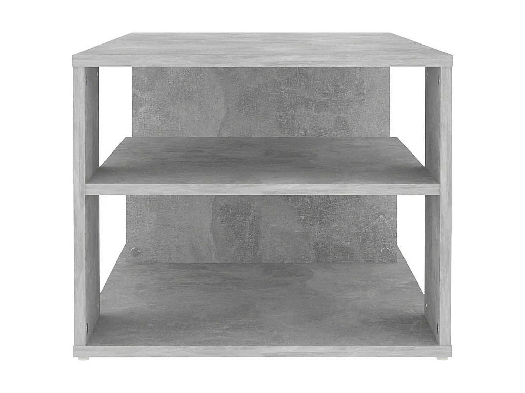 Salontafel 100x50x40 cm bewerkt hout betongrijs