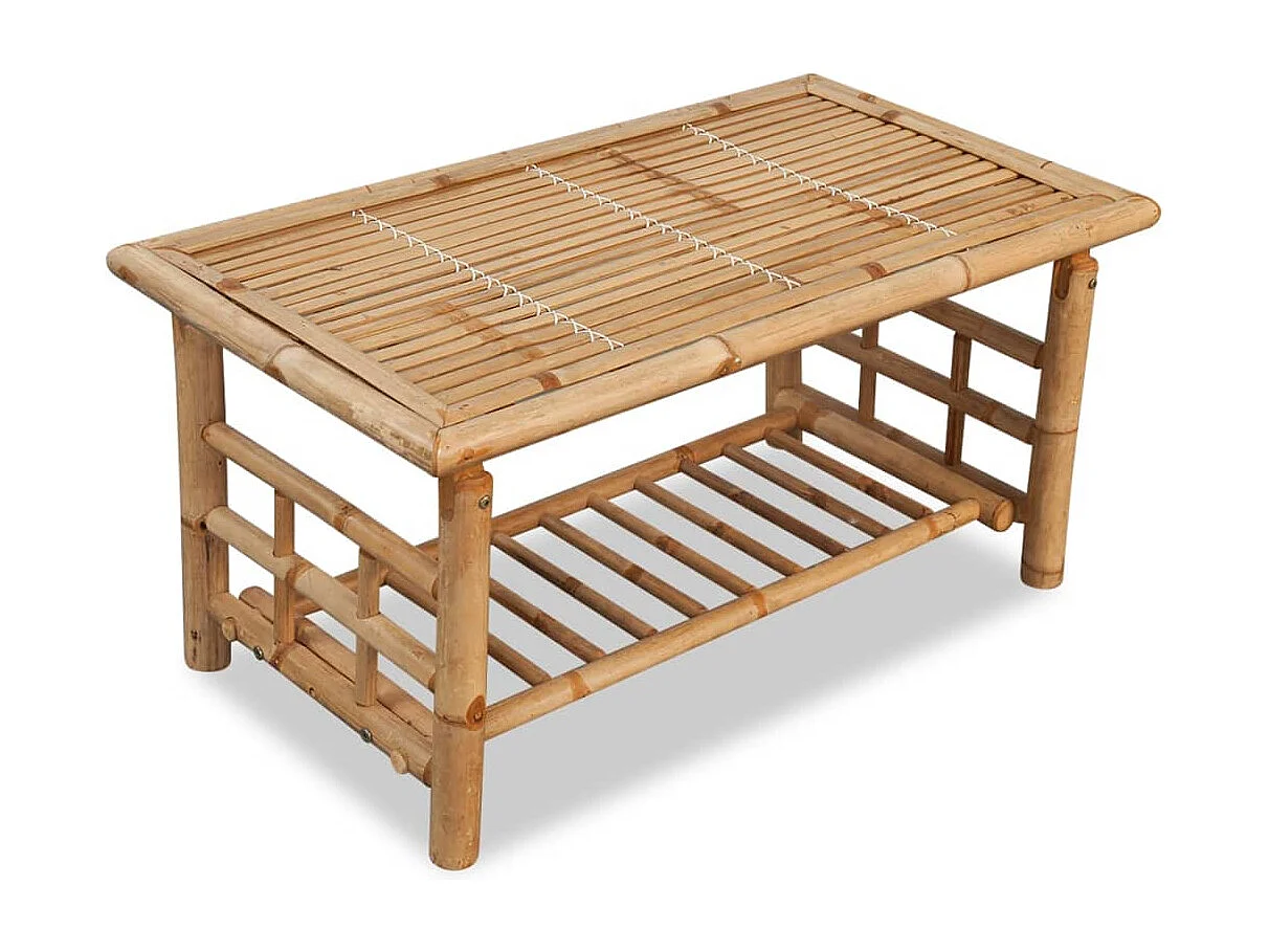 Couchtisch Bambus 90x50x45 cm